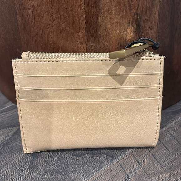 Margot New York Genuine Leather zipper top, internal coin holder, 4 card slot - Picture 2 of 6